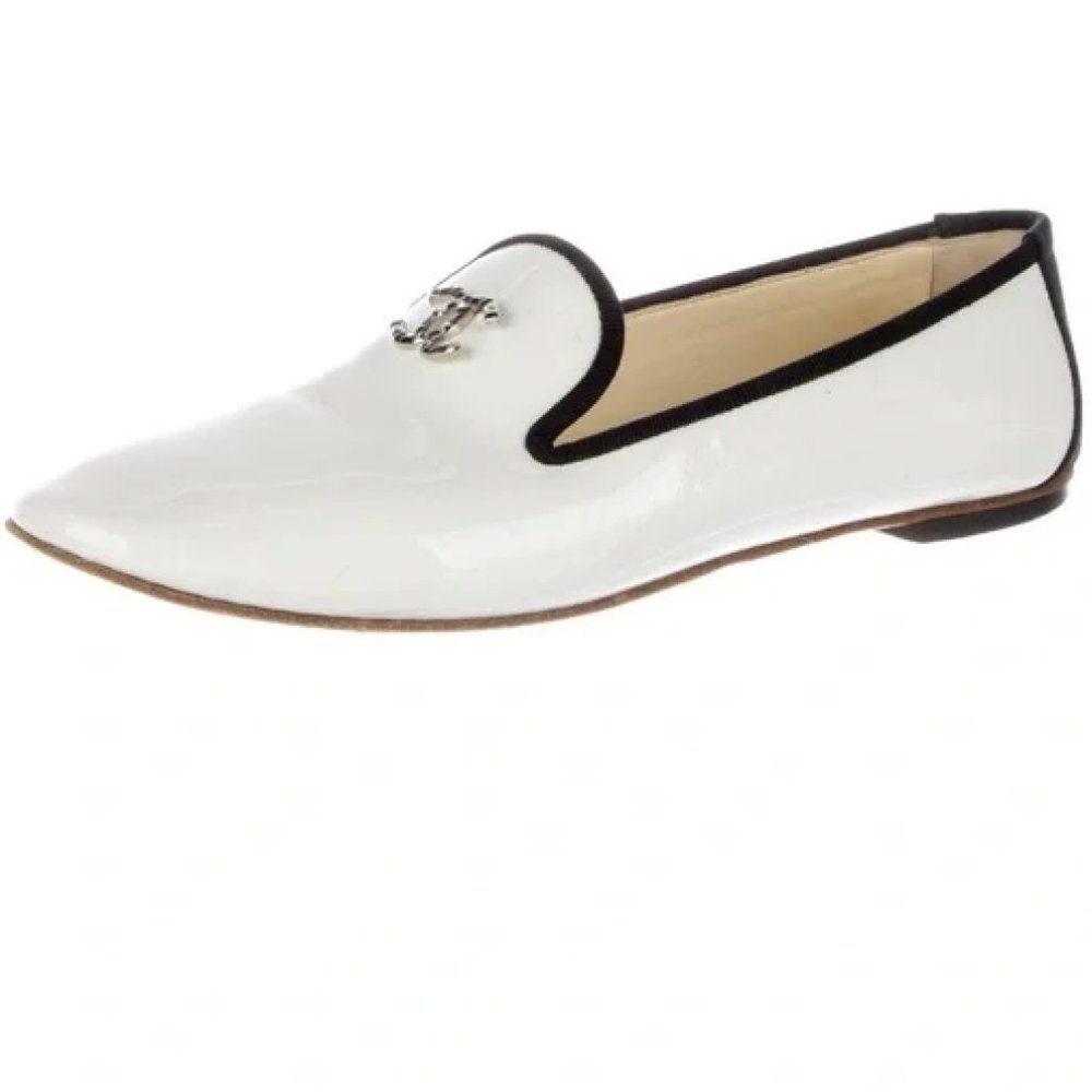 CHANEL Ballet Flat Loafers, Size 5.5, Gently Worn